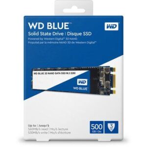 DISCO SOLIDO WD BLUE SATA II 3D NAND M.2 2280 500GB L/E 560/530