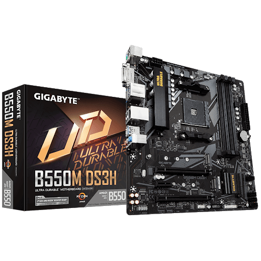 MB GIGABYTE B550M DS3H 4 DDR4 128 GB 2933MHZ HDMI DVI M-ATX