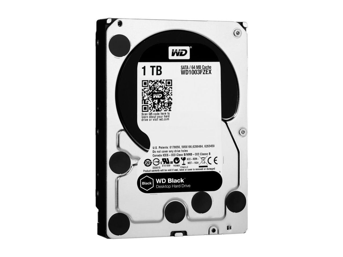 HDD WESTER DIGITAL 1TB ( WD1003FZEX ) NEGRO | 64MB | 7200RPM