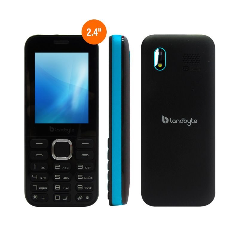teléfono celular básico landbyte lt1030, 2.4 240x320, dual sim, radio fm, desbloquea