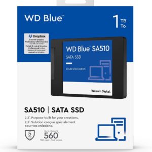 DISCO SSD 1TB WESTERN DIGITAL BLUE SA510 SATA 6GB/s 2.5" (PN:WDS100T3B0A)