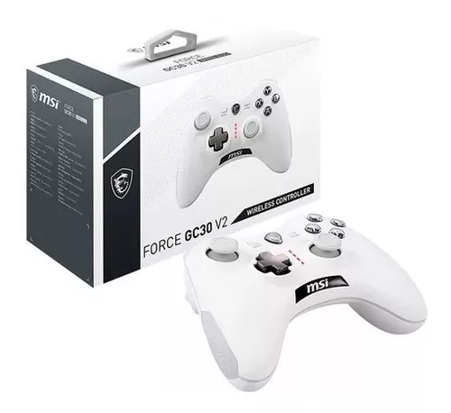 Mando Inalambrico Msi Force Gc30 V2 White Gaming Controller